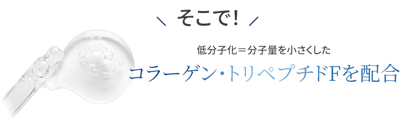 コラーゲン・トリペプチドFを配合