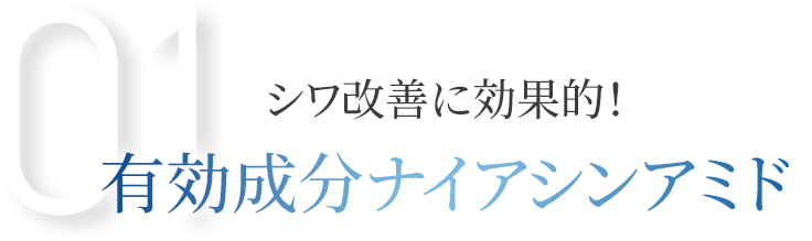 有効成分ナイアシンアミド